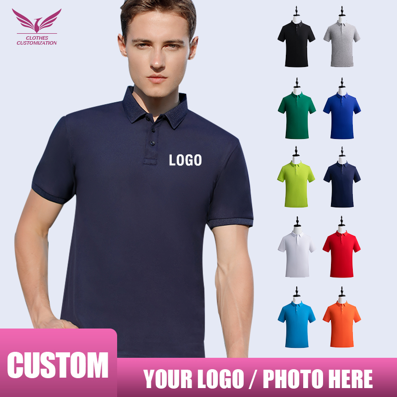 Embroidery Cotton Shirt - Persoonlijkheid Aanpassing Polo Shirt Custom Borduurwerk