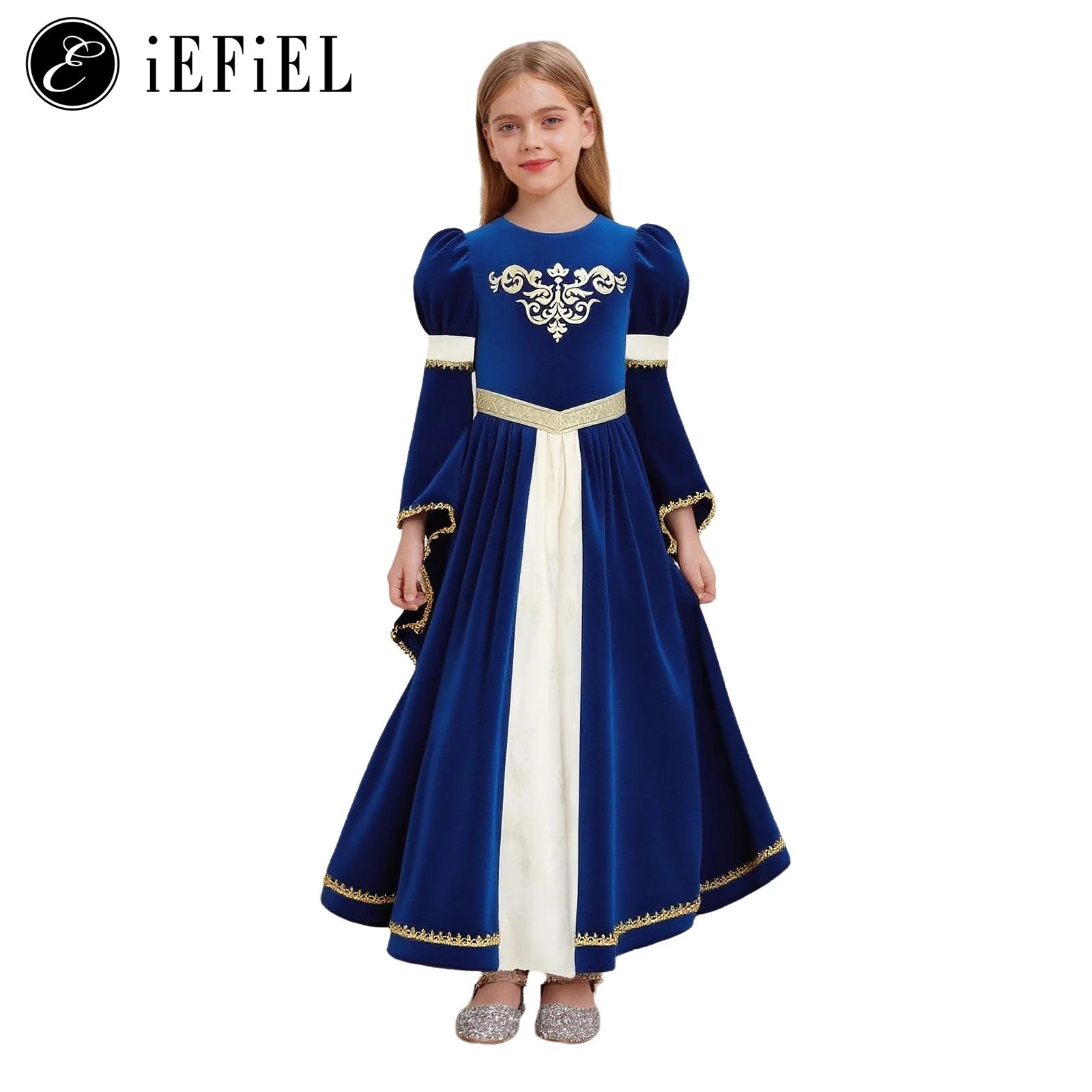 Embroidery Online - Meisjes Middeleeuwse Prinses/Victoriaanse Koningin Halloween Cosplay