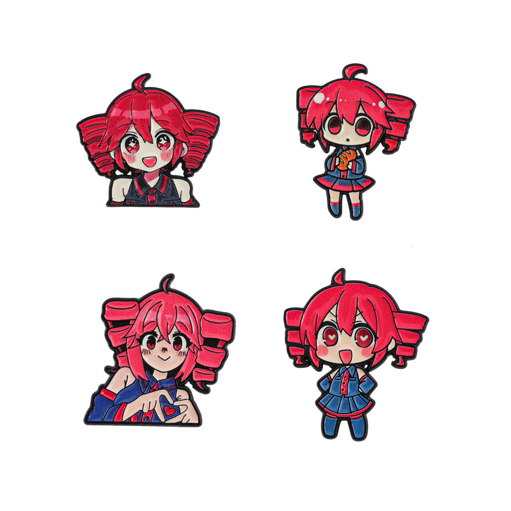 4 stuks Anime Schattige Cartoo - Embroidery Reddit recensie en prijs