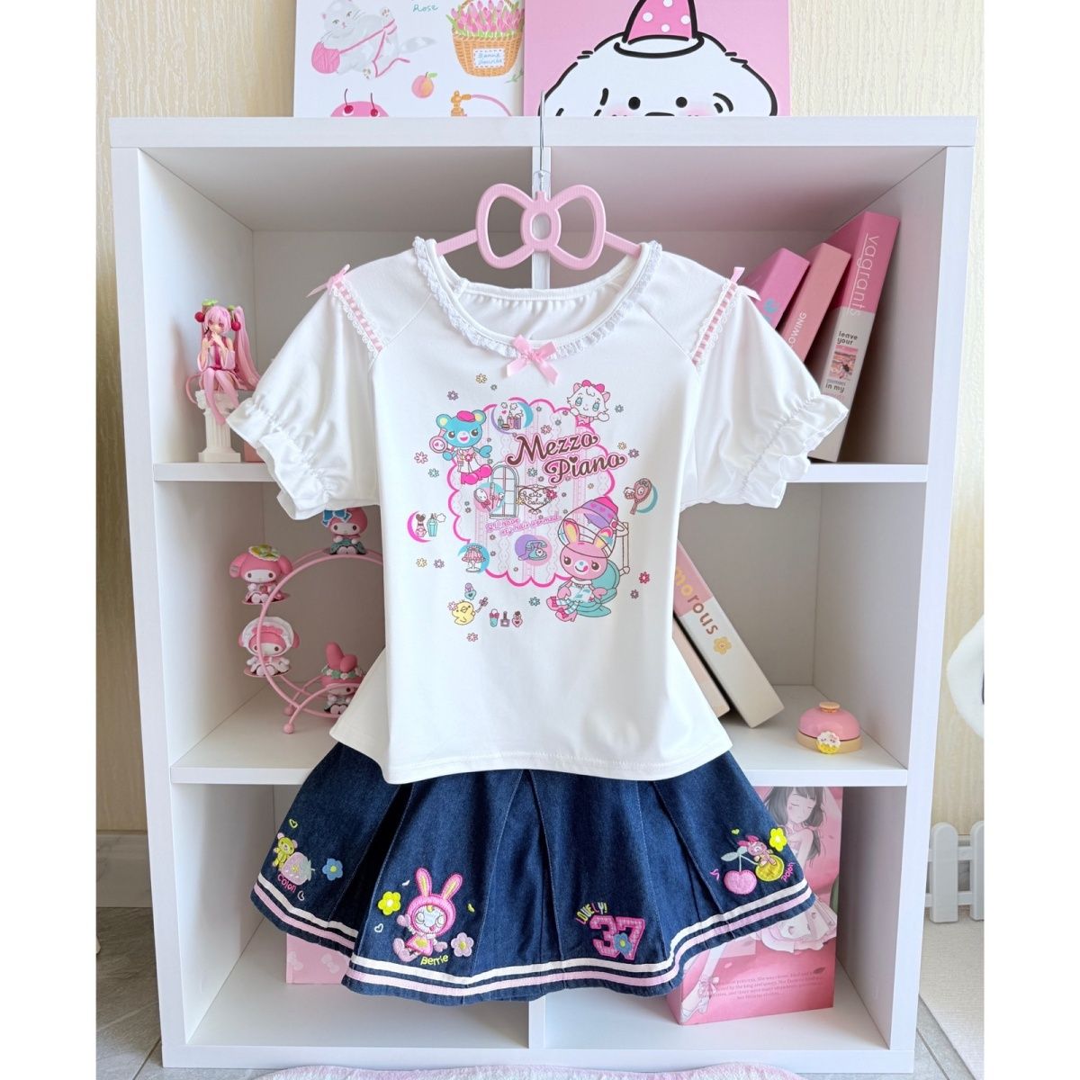 Japanse Zoete Rok Sets Zomer N - Embroidery Cotton Shirt recensie en prijs