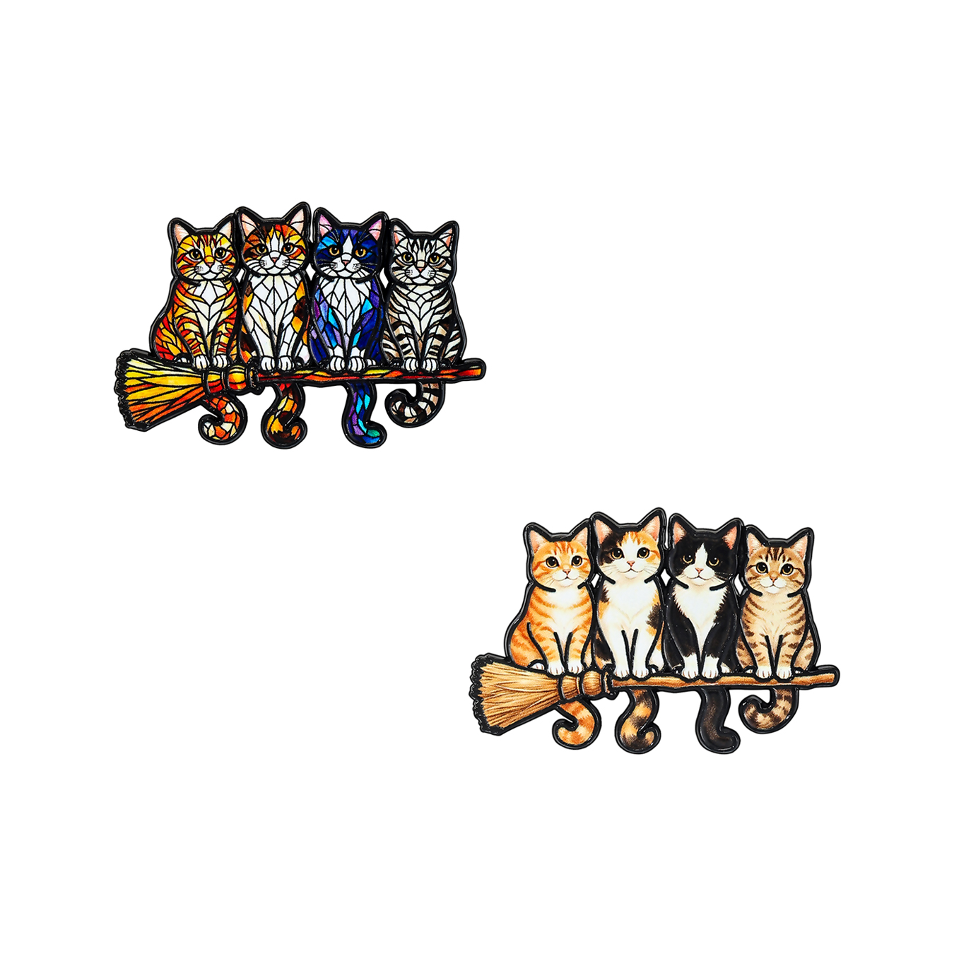 Set van 3 kattenbroches: schat - Embroidery Reddit recensie en prijs