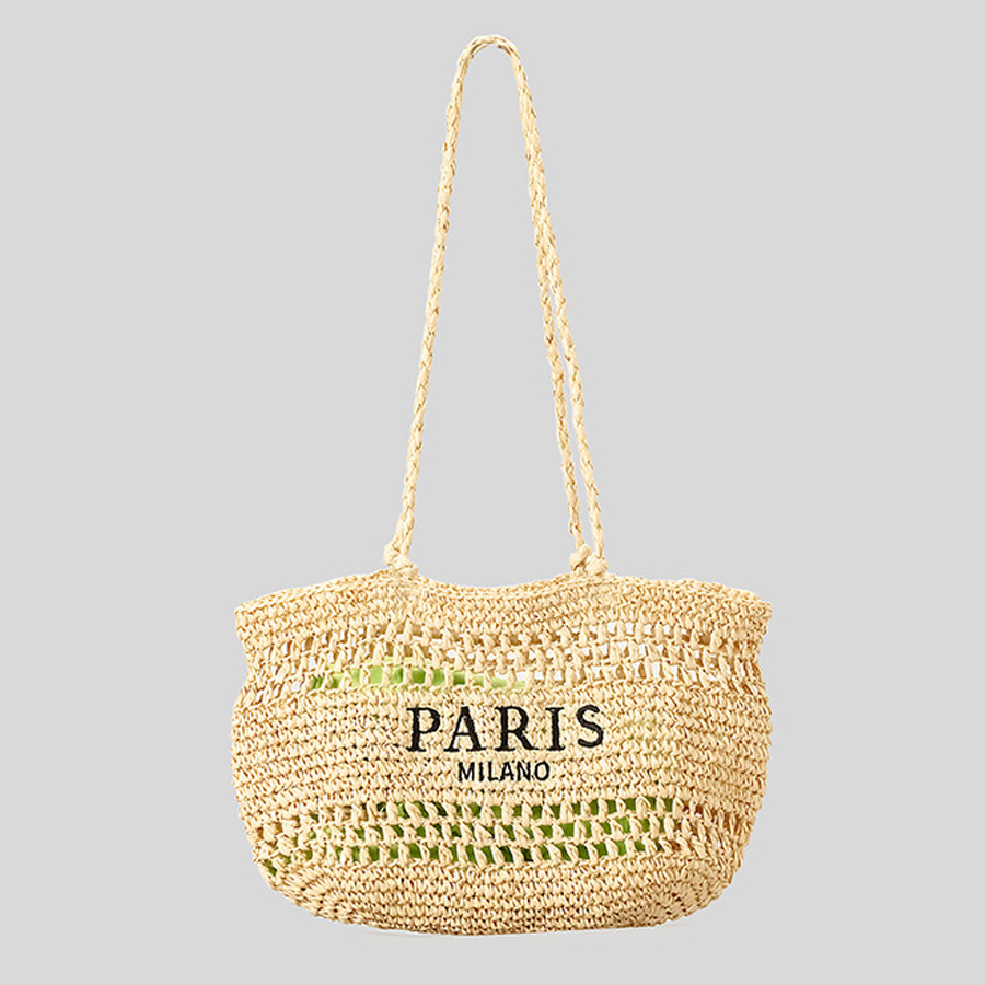 Casual holle stro draagtas Let - Embroidery Bali recensie en prijs