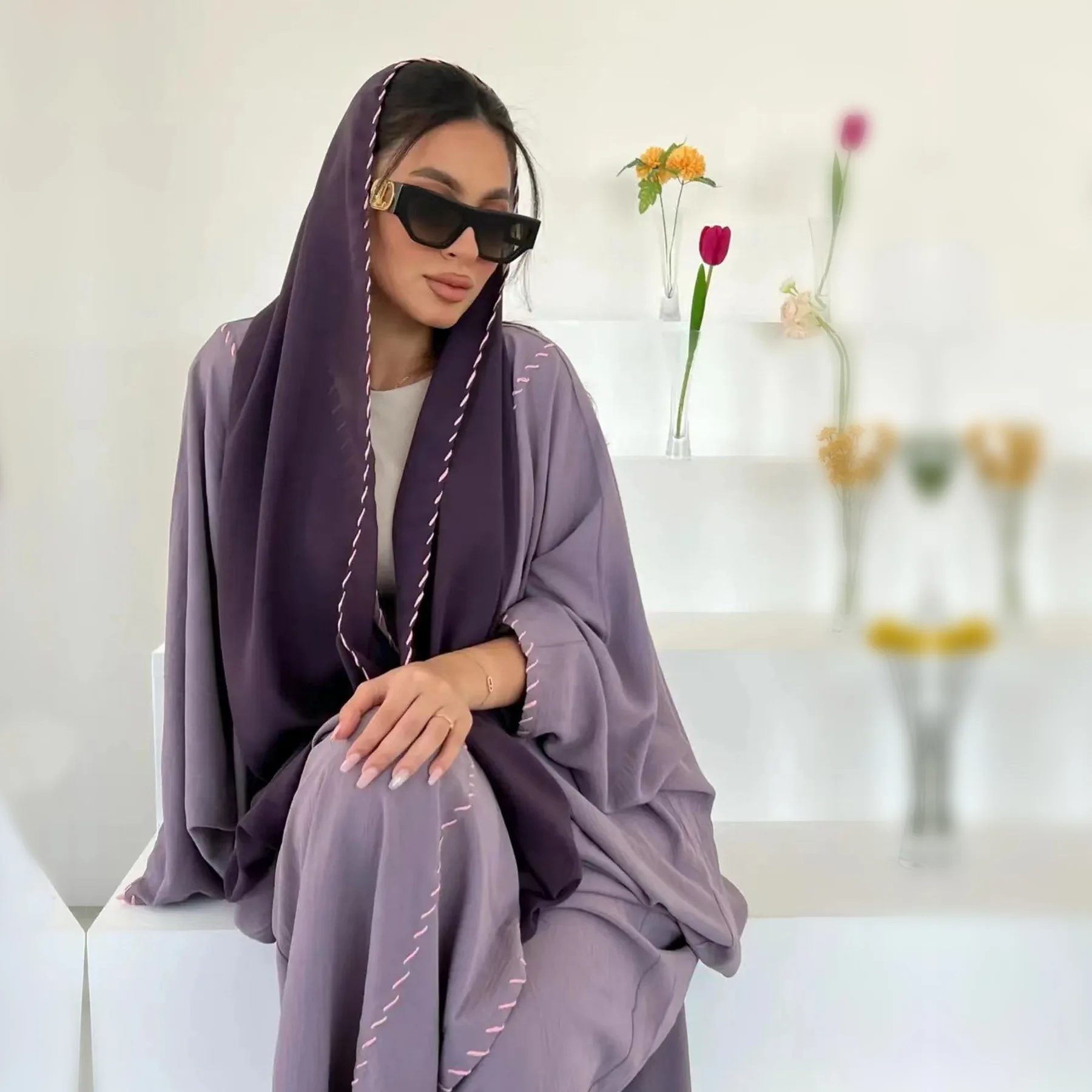 Marokko Kimono Open Abaya Luxe - Embroidery Kebaya recensie en prijs