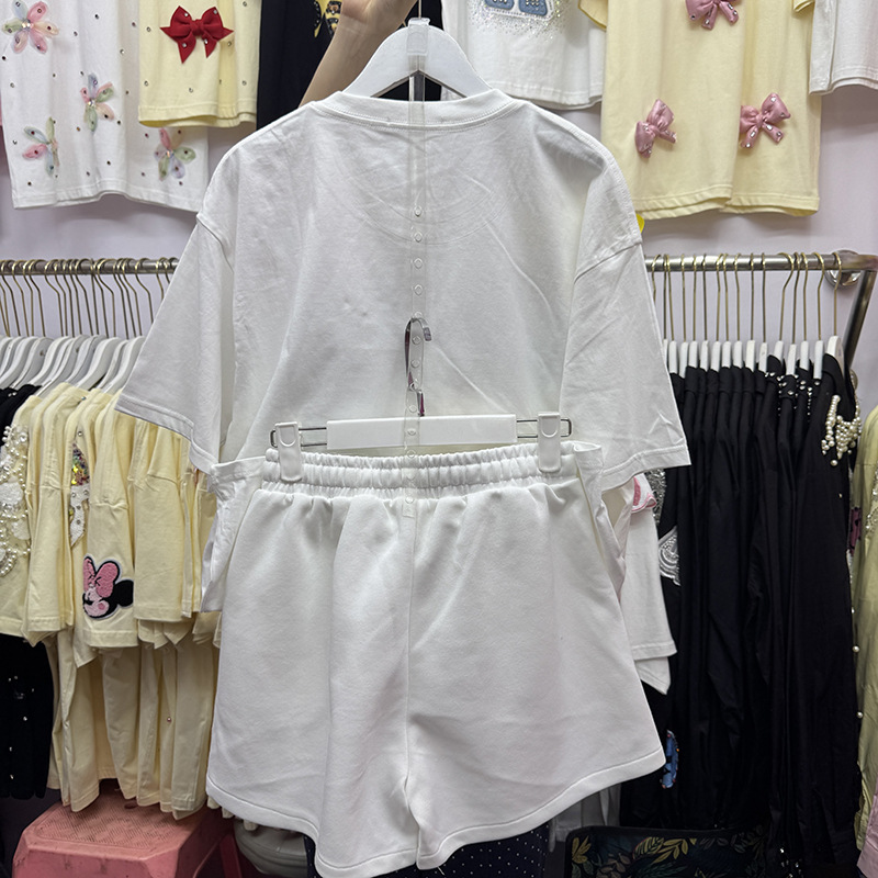 Zomer Kleurrijke 3D Bloemen T- - Embroidery Cotton Shirt recensie en prijs