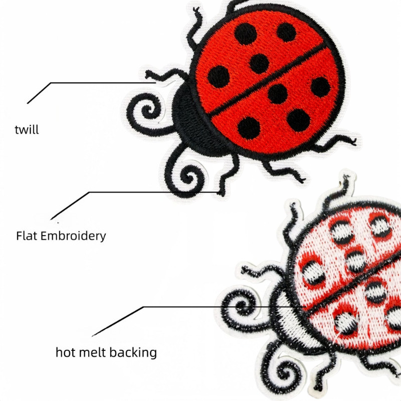 Creatieve schattige cartoon in - Embroidery Lady Bug recensie en prijs