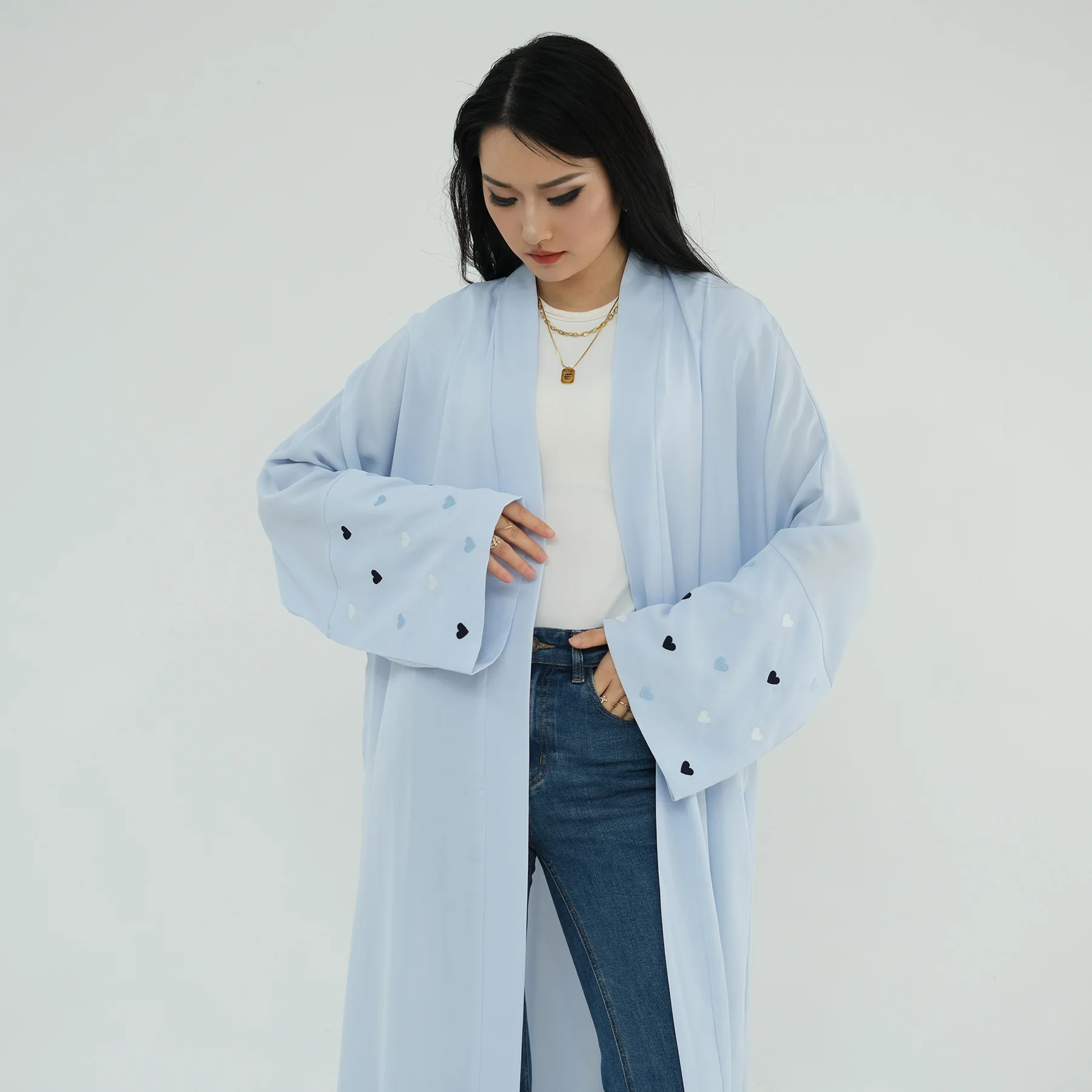 Eid-hartborduurwerk lange robe - Embroidery Kebaya recensie en prijs